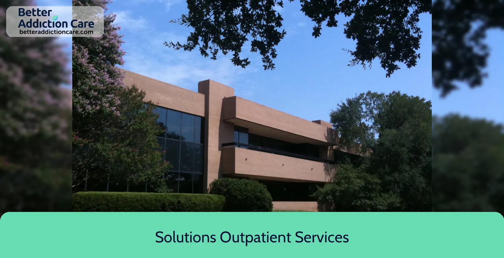 Solutions Outpatient Services 4300 MacArthur Avenue 1 Solutions Outpatient Services 4300 MacArthur Avenue 1
