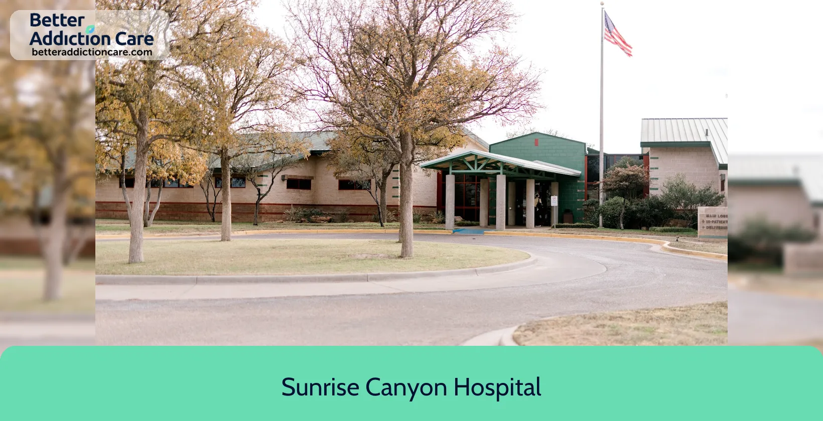 Sunrise Canyon Hospital 1950 Aspen Avenue 1 Sunrise Canyon Hospital 1950 Aspen Avenue 1