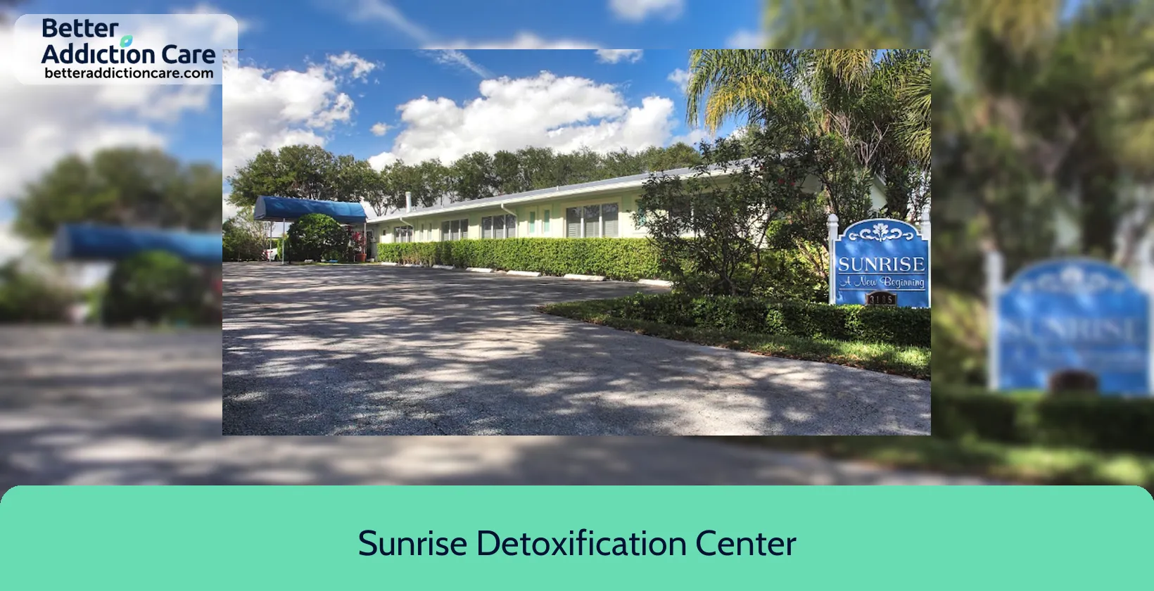 Sunrise Detoxification Center 3185 Boutwell Road 1 Sunrise Detoxification Center 3185 Boutwell Road 1