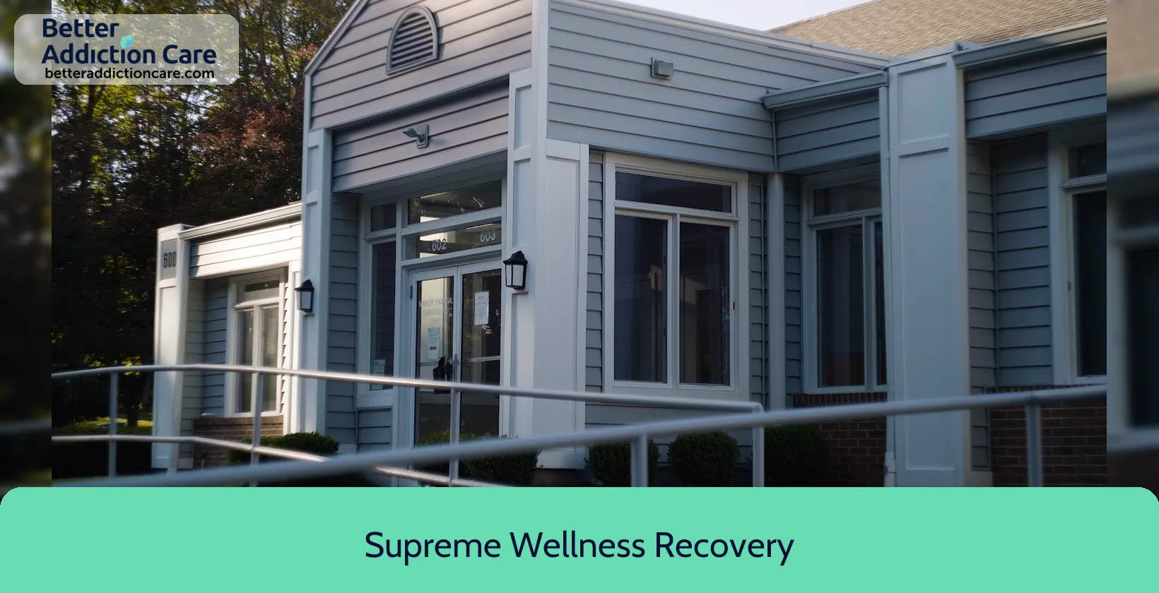 Supreme Wellness Recovery 603 Corporate Drive 1 Supreme Wellness Recovery 603 Corporate Drive 1