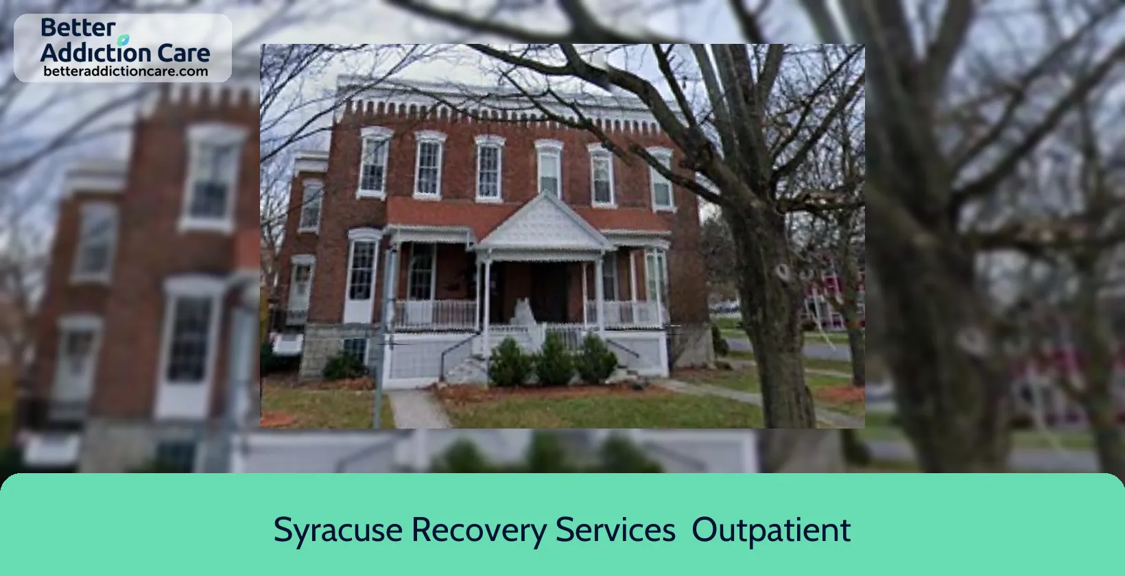Syracuse Recovery Services 180 Genessee Street 1 Syracuse Recovery Services 180 Genessee Street 1