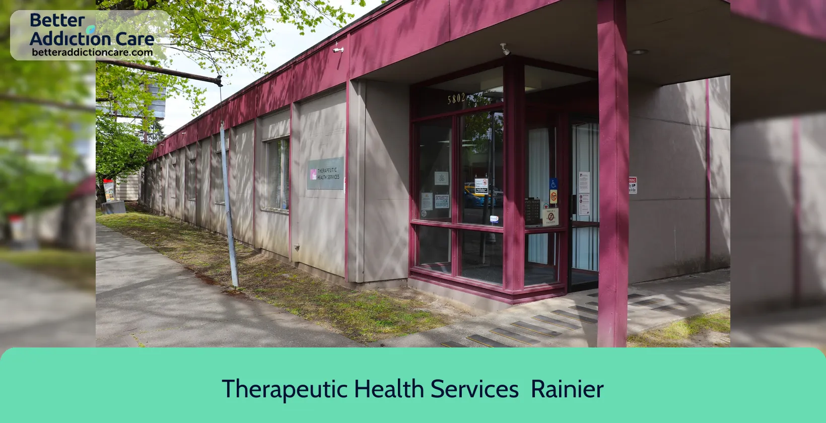 Therapeutic Health Services 5802 Rainier Avenue 1 Therapeutic Health Services 5802 Rainier Avenue 1
