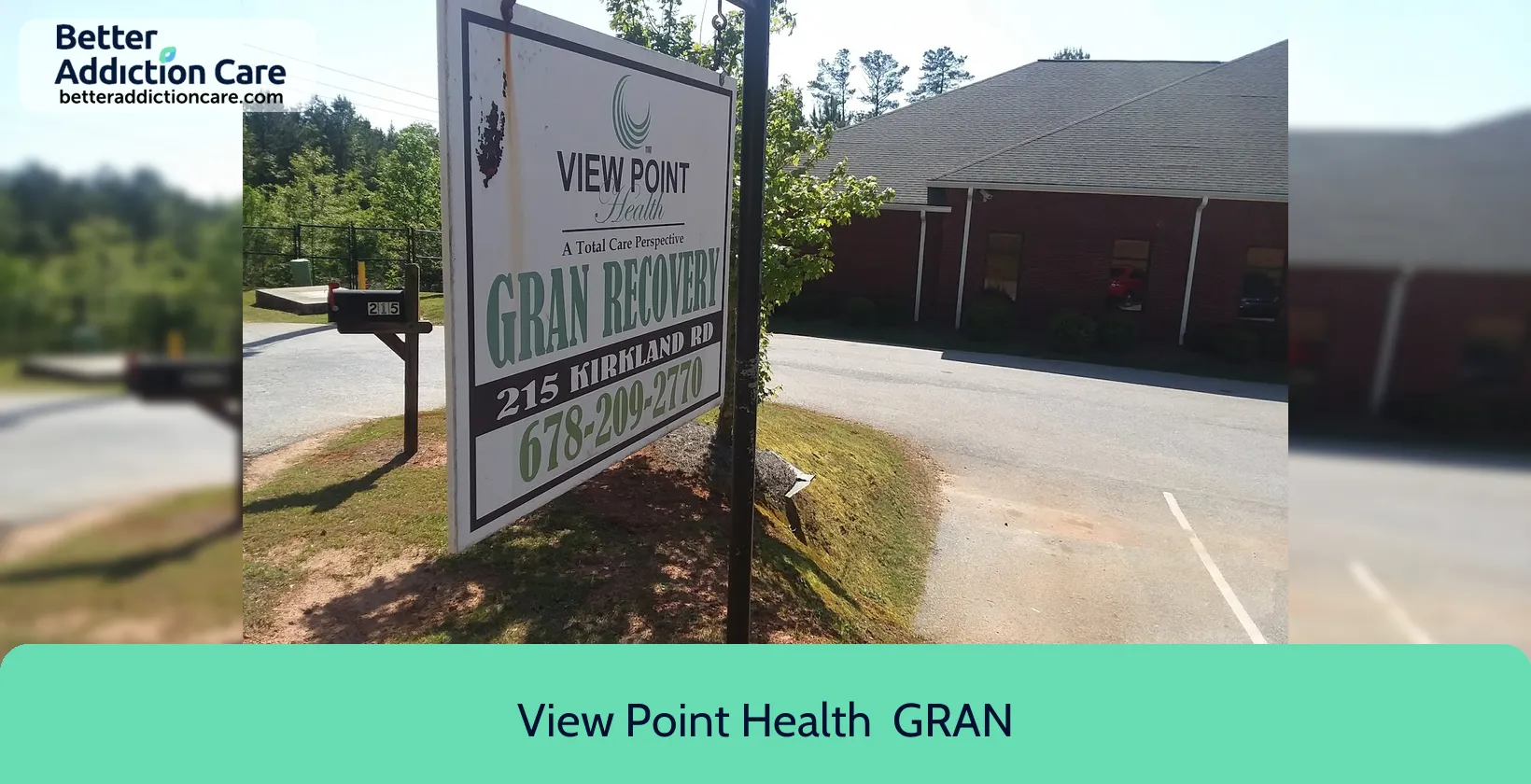 View Point Health 215 Kirkland Road 1 View Point Health 215 Kirkland Road 1