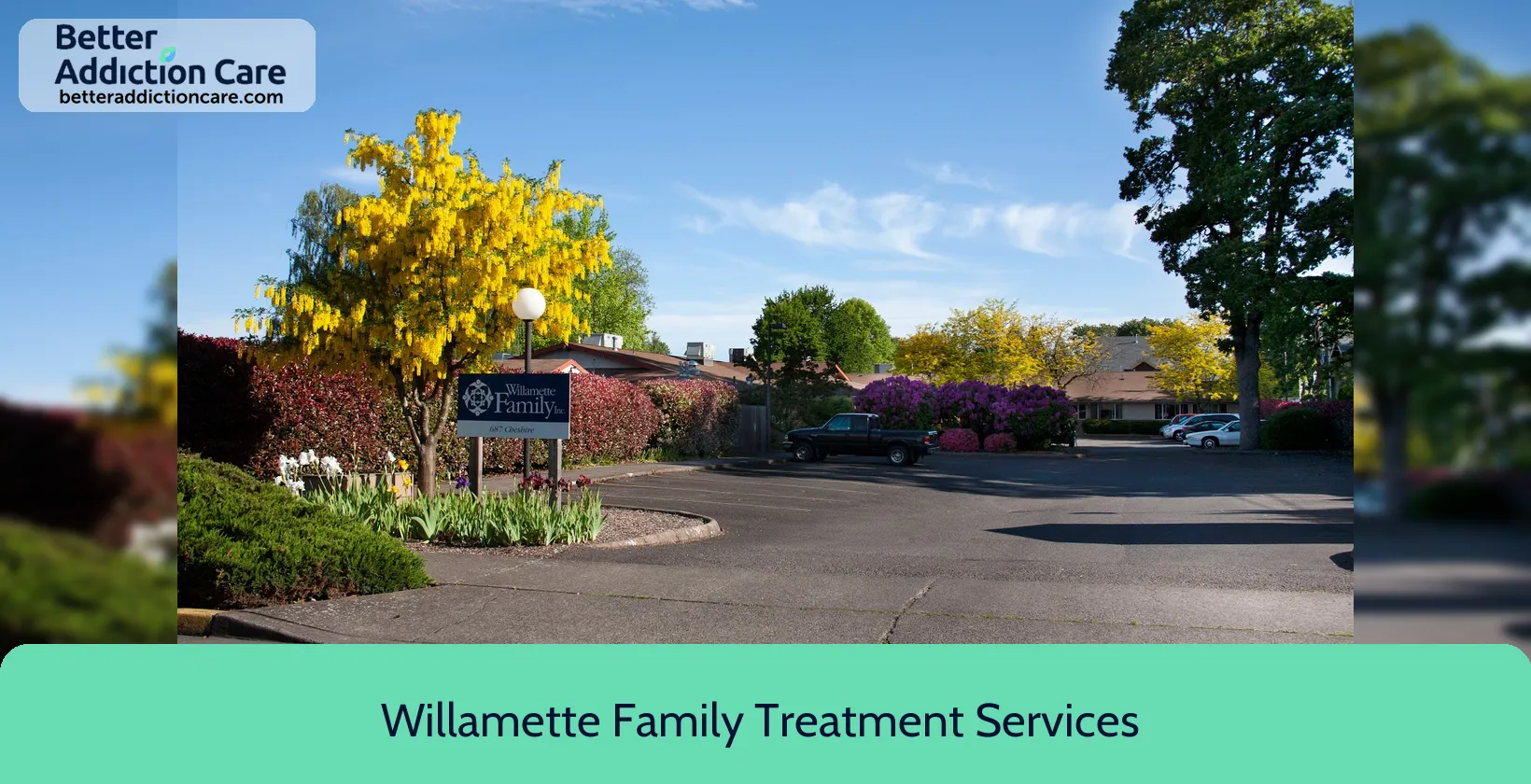 Willamette Family Treatment 687 Cheshire Avenue 1 Willamette Family Treatment 687 Cheshire Avenue 1