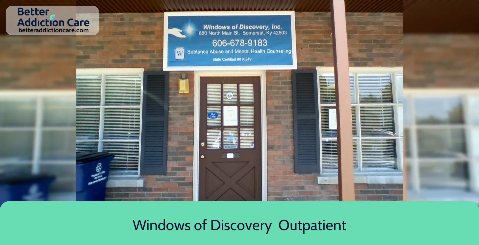 Windows of Discovery 389 Waller Avenue 1 Windows of Discovery 389 Waller Avenue 1