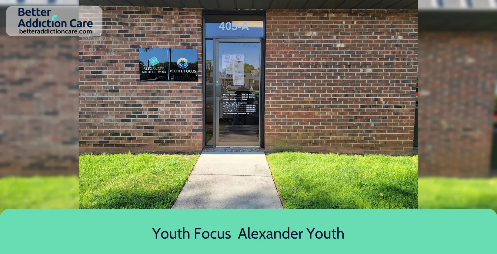 Youth Focus 405 Parkway Avenue 1 Youth Focus 405 Parkway Avenue 1